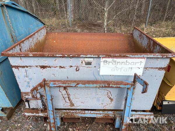 Tippcontainer Marco Tipper mt-900 på hjul
