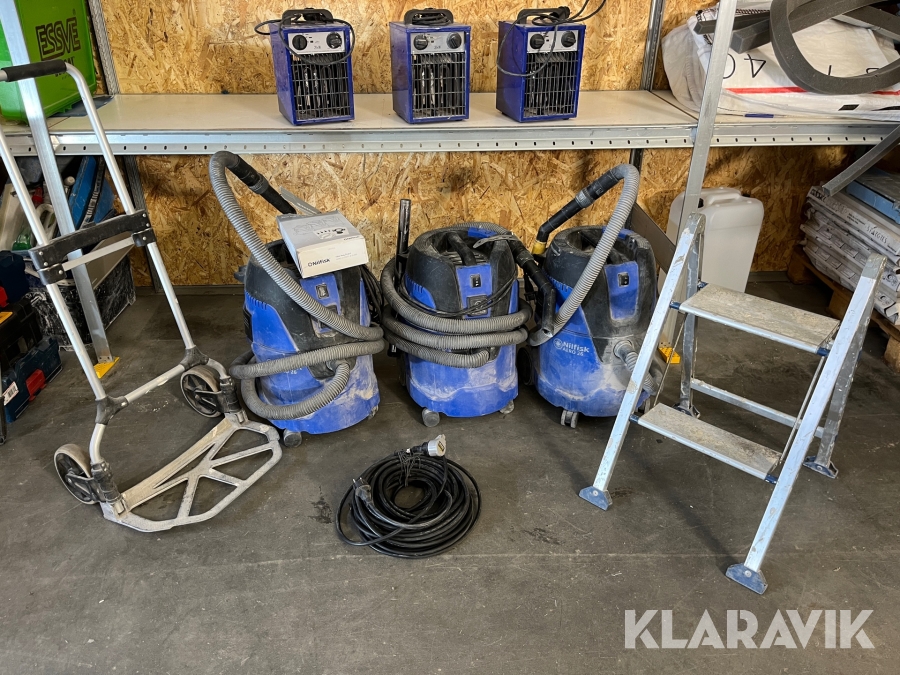 Grovdammsugare, värmefläktar med mera Nilfisk