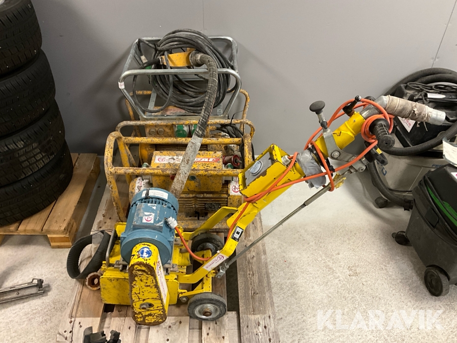 Betongvibra och golvfräs