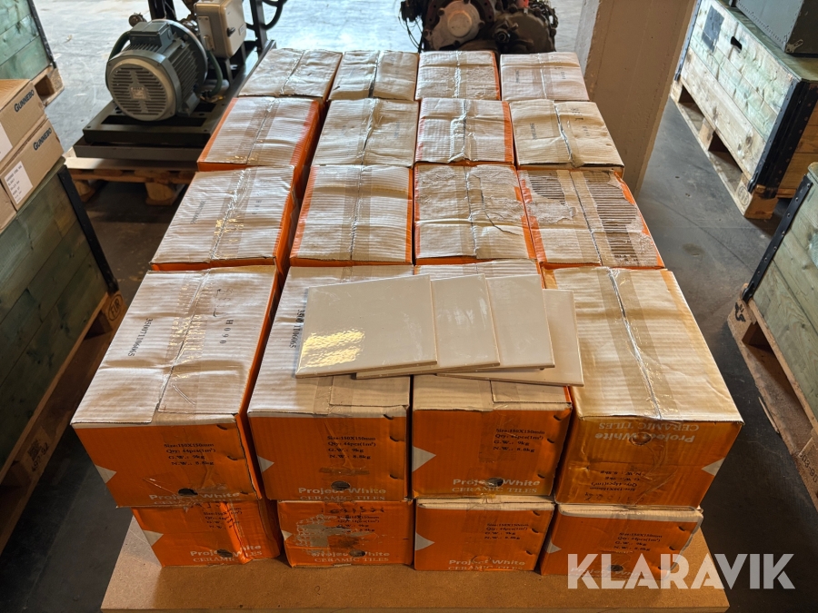 Kakel 150x150mm 32st kartonger