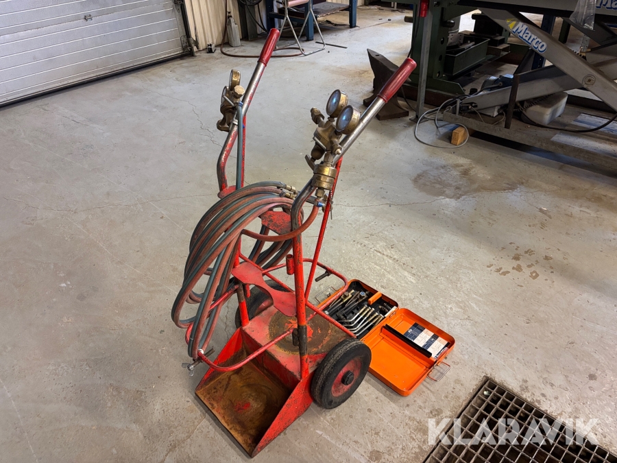 Gaskärra AGA med tillbehör