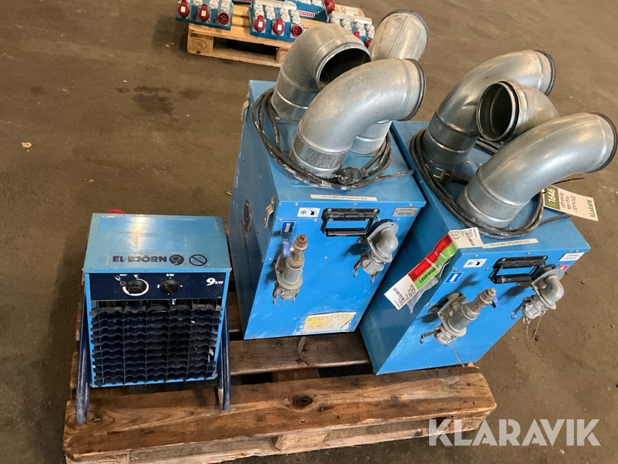 Fläktar 3st El-Björn TF15HV, VF9B