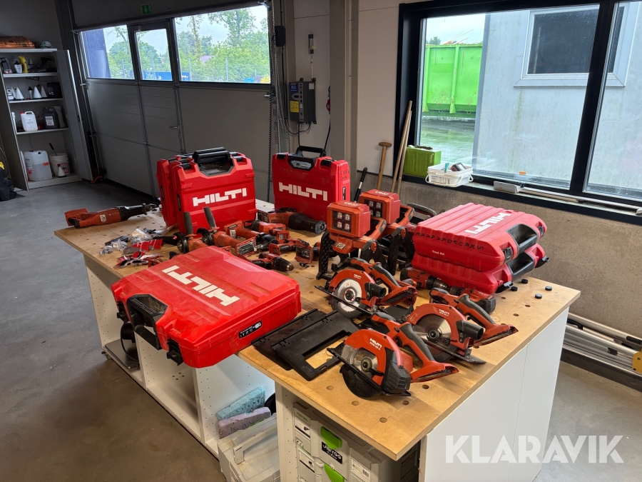 Parti med Hilti maskiner 25st