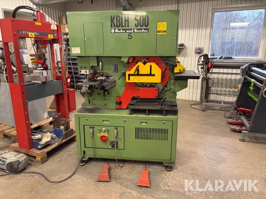 Stans & klippmaskin Mubea KBLH 500