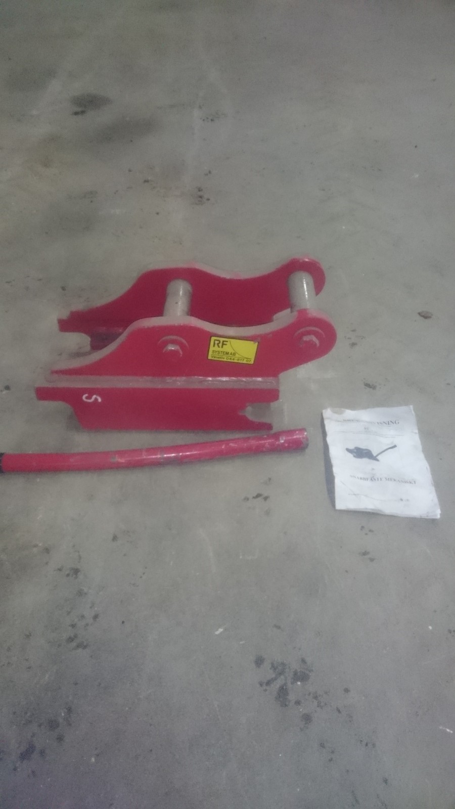 Mekaniskt snabbfäste S40