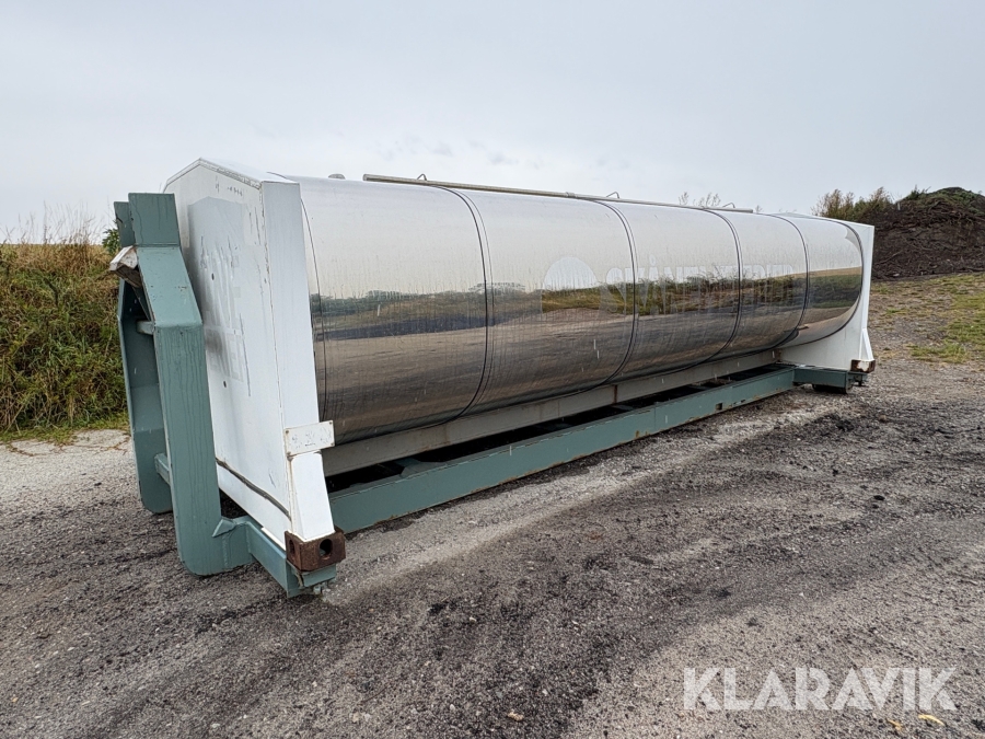 Vattentank På lastväxlar ram