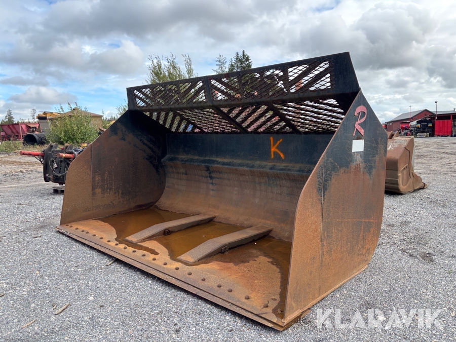 Högtippande skopa Redskaparna HTS 12 12000