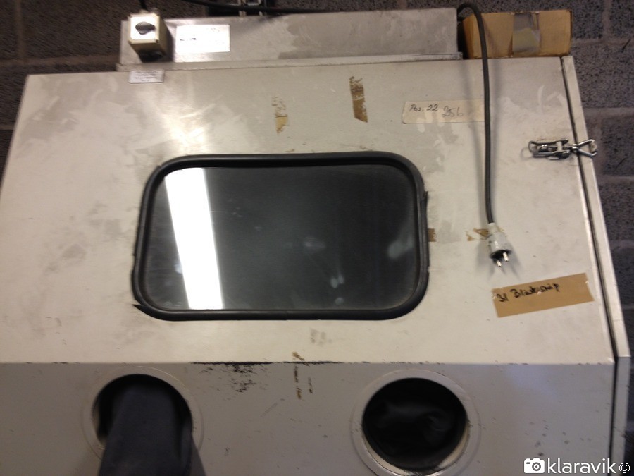 Blästerskåp Blästring Blästringsutrustning