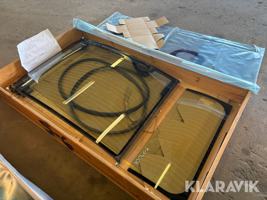 Frontrutor övre & undre Hitachi ZX 300 LC-6