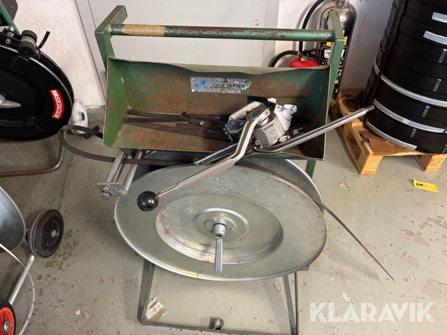 Bandningsmaskin Josef Khilberg för stålband med tång