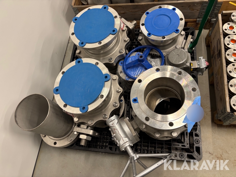 Rostfria kulventiler 8 tum