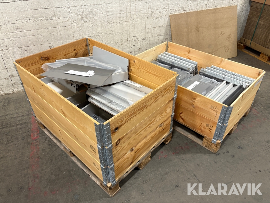 Inredningspaket/lådor med skenor Marbodal 21+2st