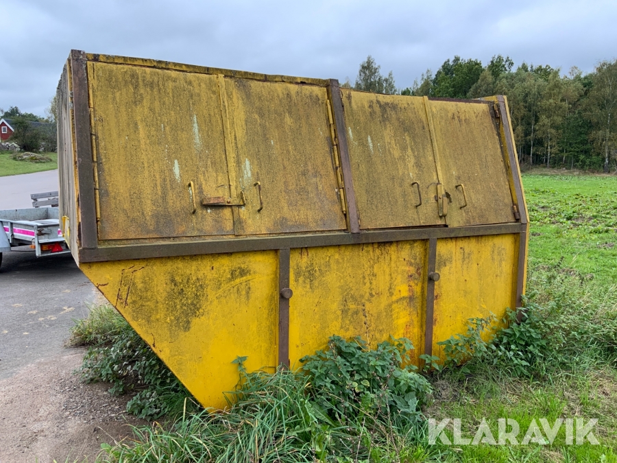 Container med liftdumperfäste