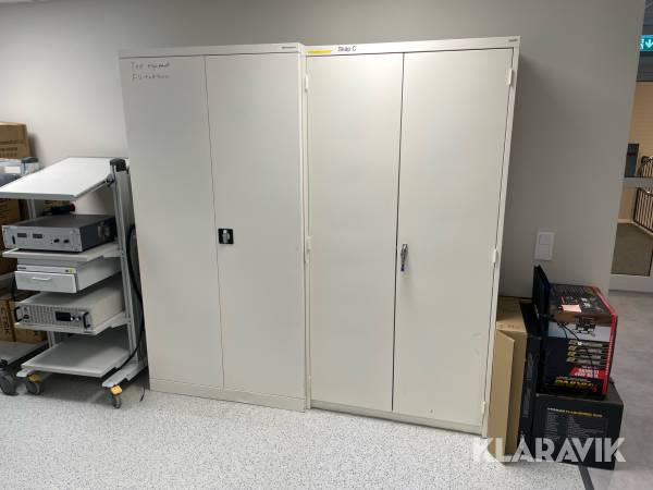 Plåtskåp 2st