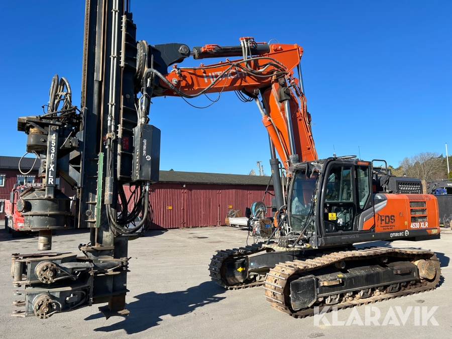 Borrigg Hitachi ZX350 LC-7 med qmatec 4530 XLR rigg