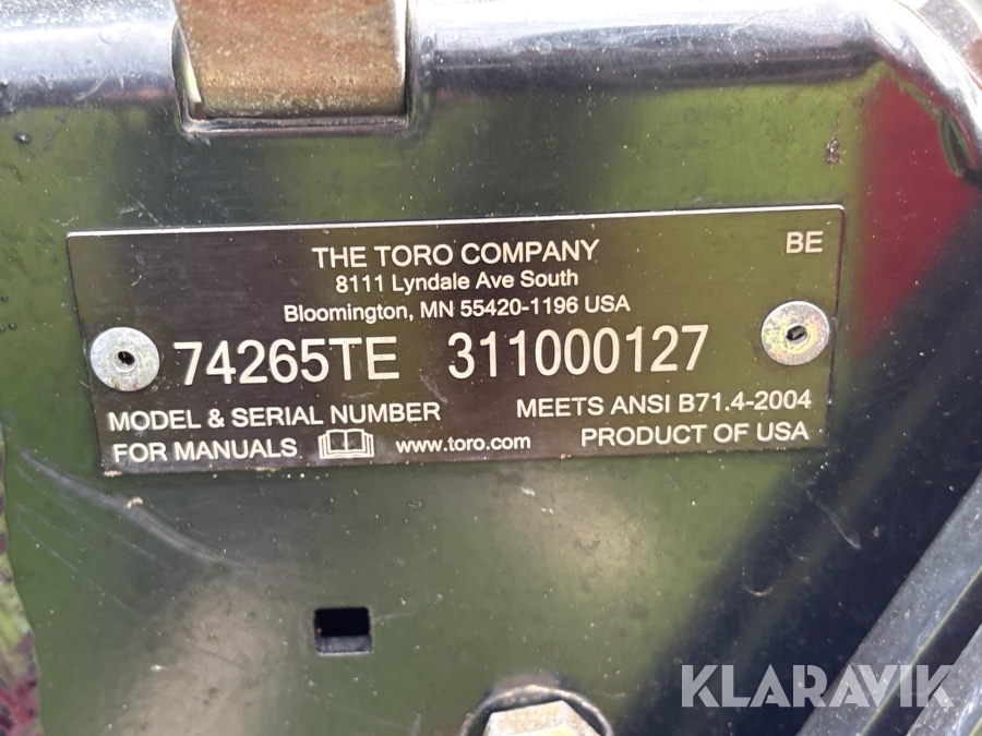 Åkgräsklippare Toro Z 593D 60