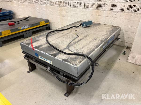 Lyftbord Marco 2000 kg
