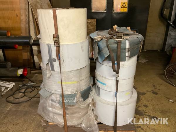 Rullar med aluminiumplåt