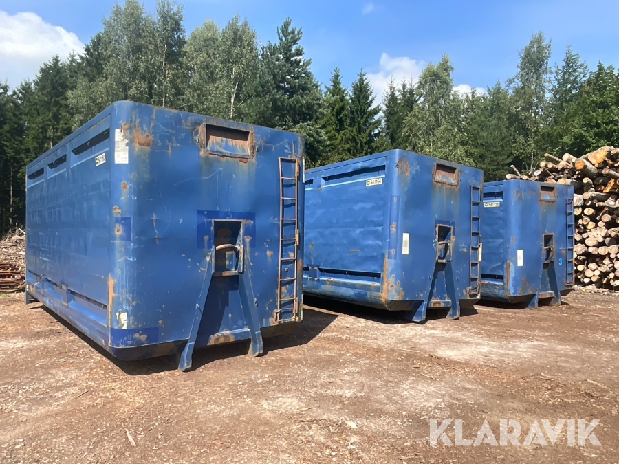 Fliscontainrar CMT OPT450 3 st