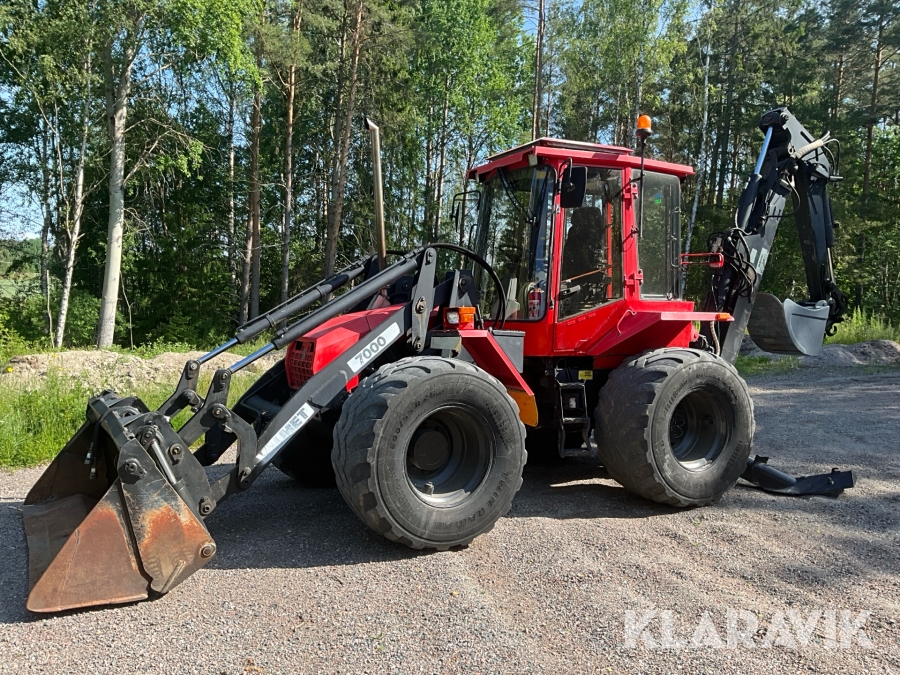 Grävlastare Valmet 7000