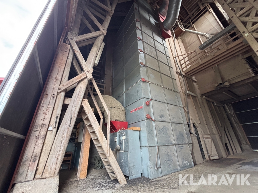 Spannmålstork dubbelsats Akron Model A ca 70 m3