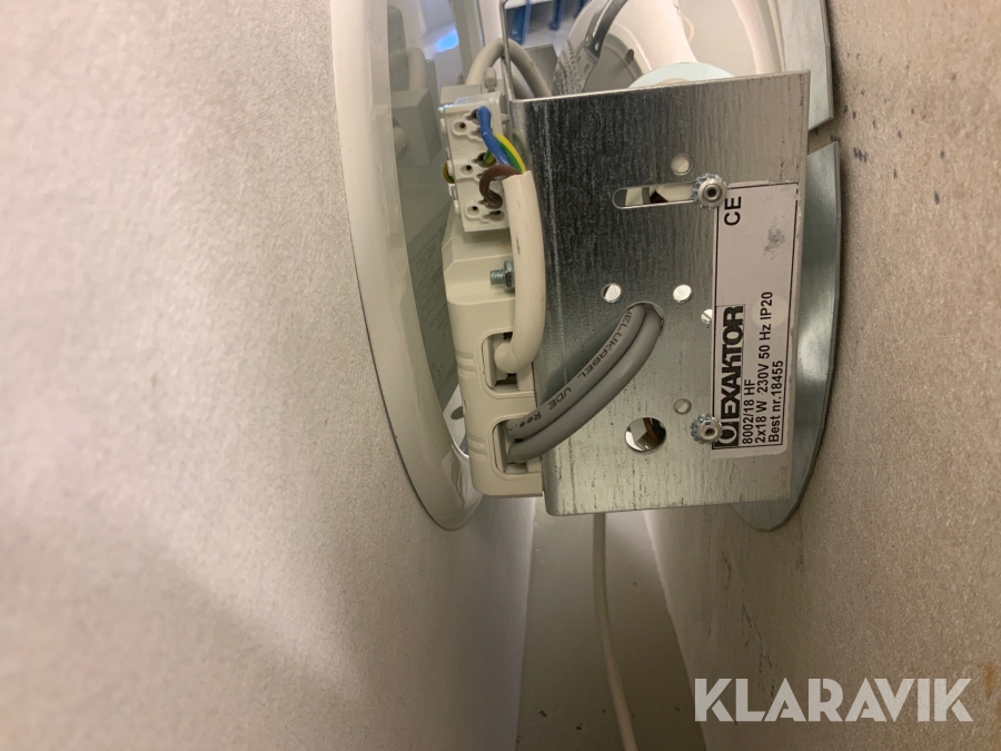 Belysning till innertak 600x600, Nykvarn, Klaravik auktioner