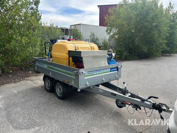 Hetvattentvätt med släpkärra K-vagnen K-heat Maxi71