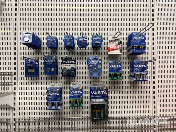 Parti med batterier Varta