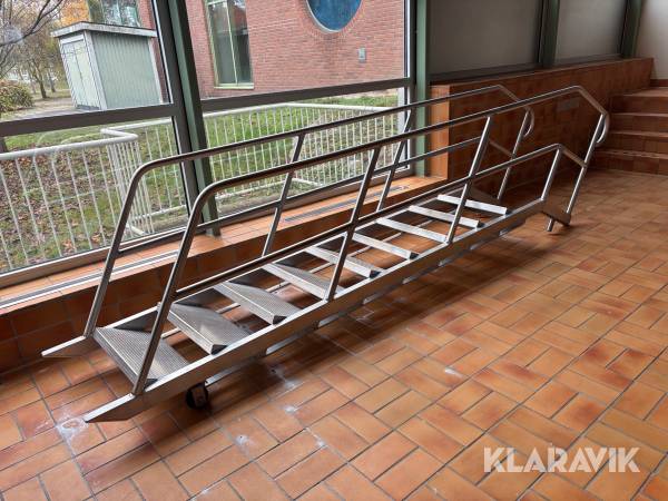 Trappramp med hjul
