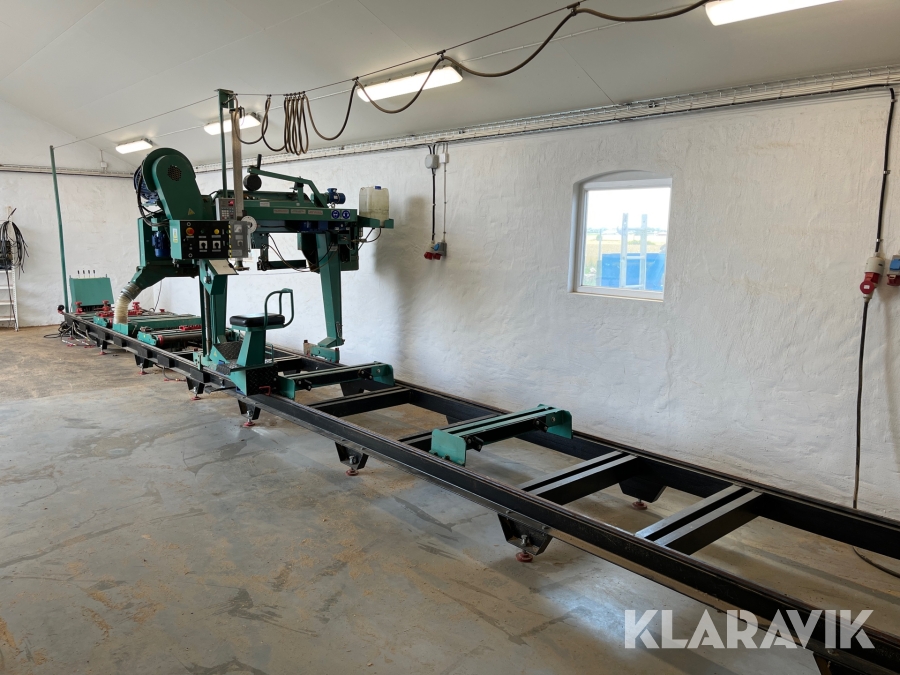 Sågverk Stefan Drozdowski TTM-1100 med hydraulisk stockvändare