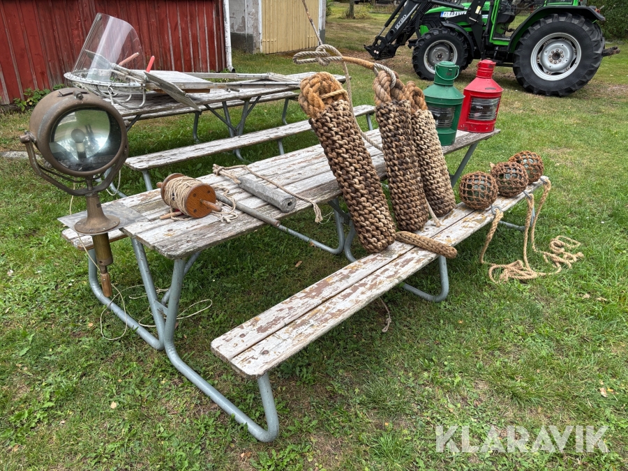 Diverse äldre marint material