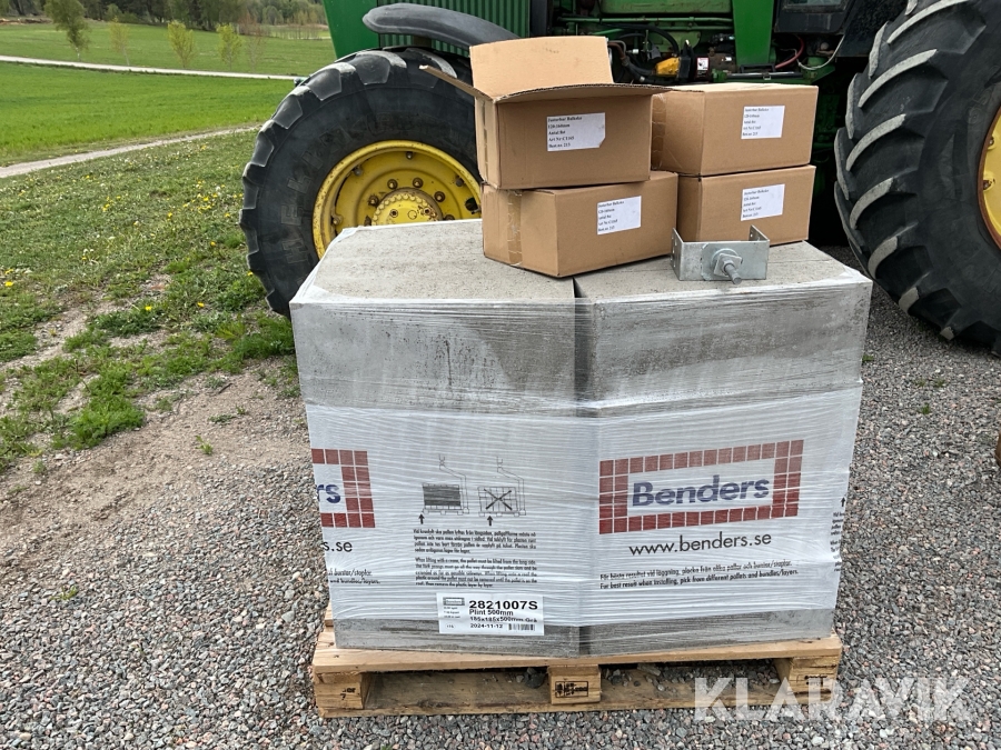 Plintar Benders 500mm med tillhörande balkskor 32st