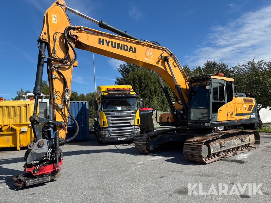 Grävmaskin Hyundai HX260LC