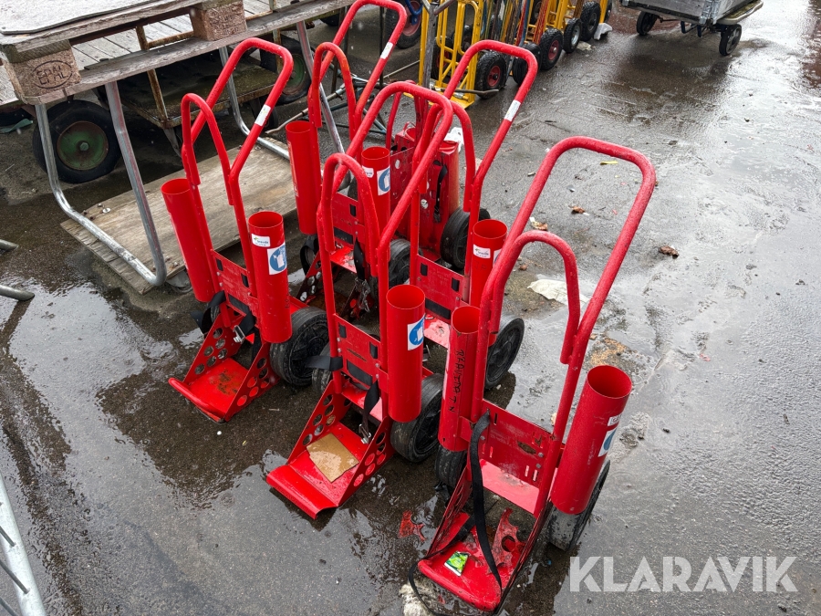 Brandsläckarkärror 6st
