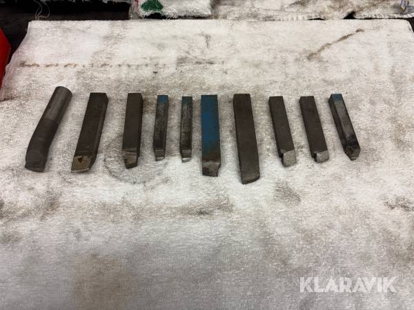 Blandade Svarvstål 10 st