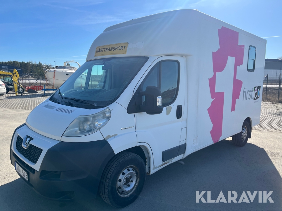 Hästbuss Peugeot Boxer Theault