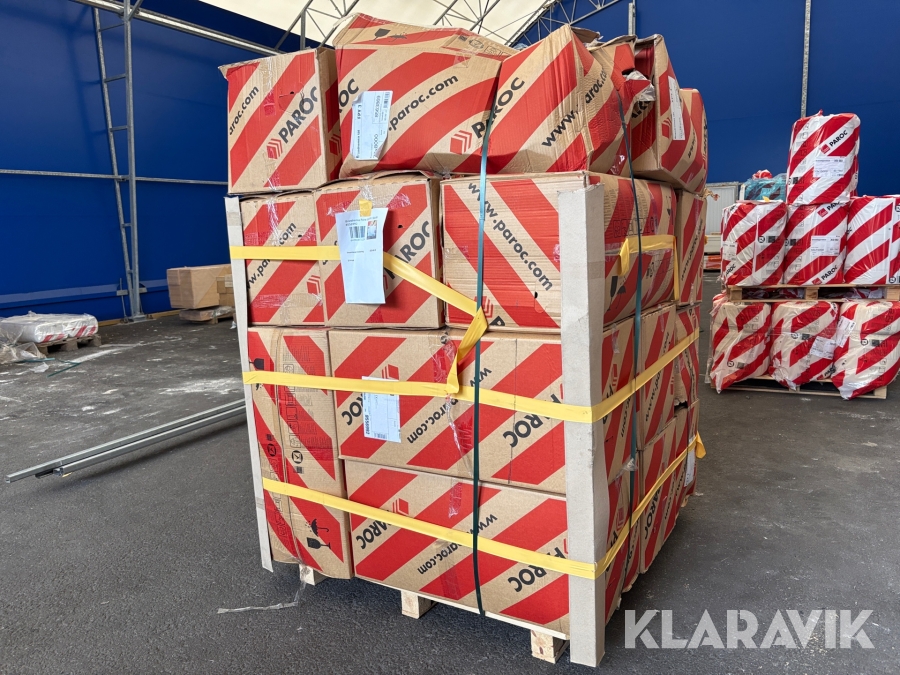 Isolering Paroc plastad brandremsa