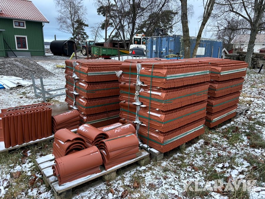 Tegelpannor 4 pall Nibra F12Ü