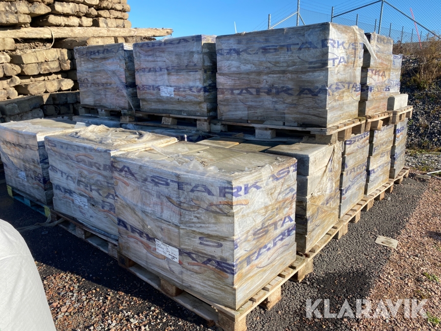 Blocksten 23.5st pallar Starka Siena Blocksten hel