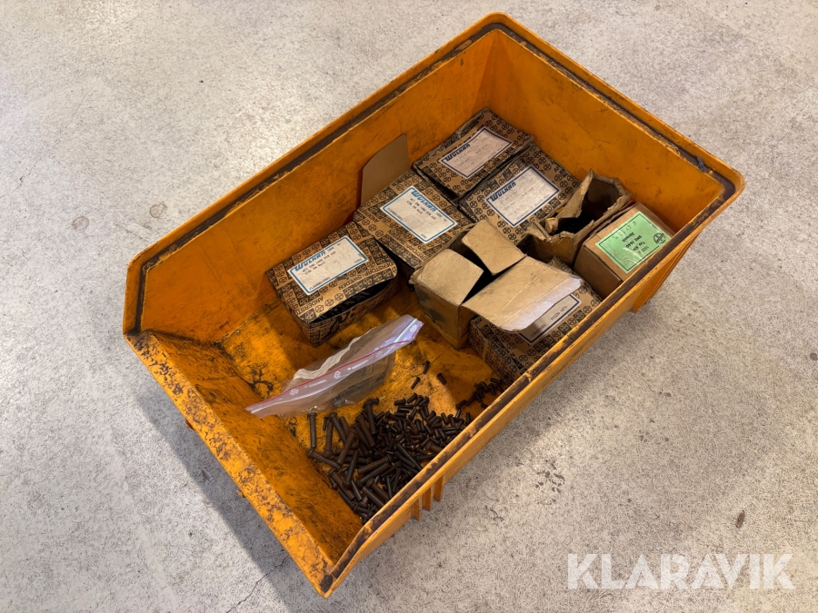 Järn/stål nitar blandade