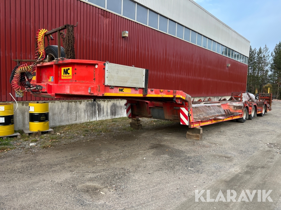 Skogsmaskintrailer NC FORESTRY TRAILER 3-axlat