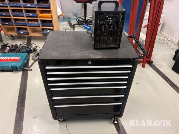 Verktygsvagn & värmefläkt