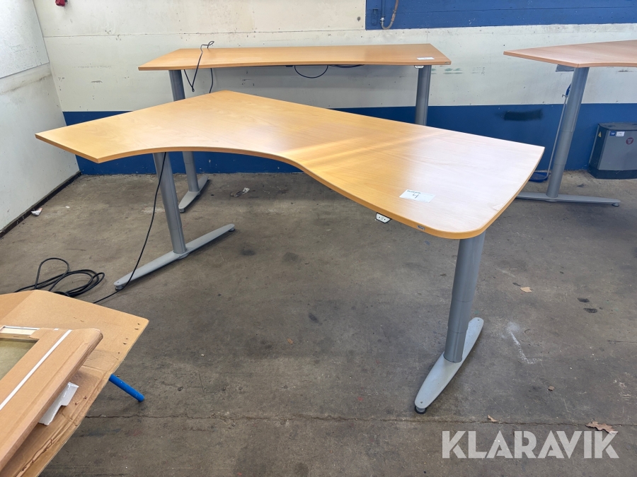 Skrivbord höj/sänkbart 1st Kinnarps