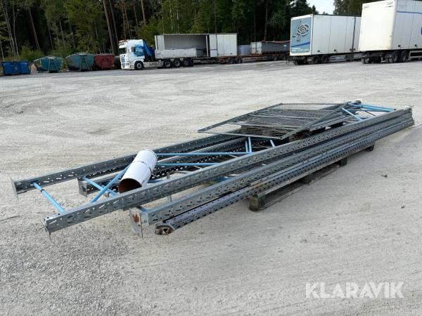 Ställage 5,5 m 2 st sektioner