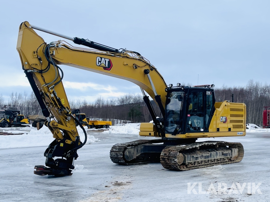 Bandgrävmaskin CAT 326 med grävsystem