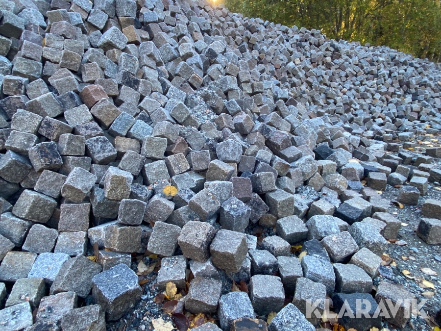 Svensk smågatsten begagnad