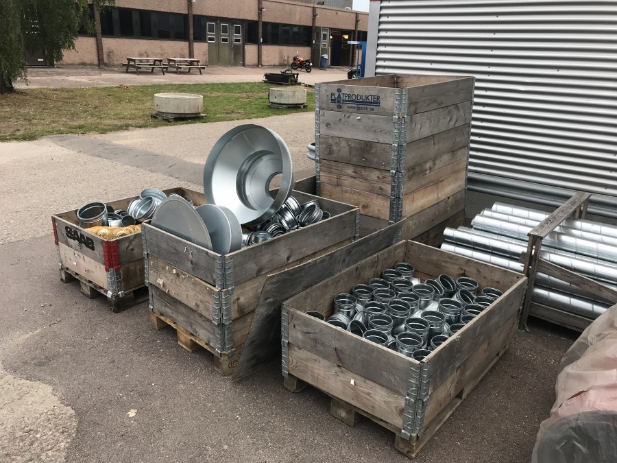 Spirorör och Ventilationsdetaljer