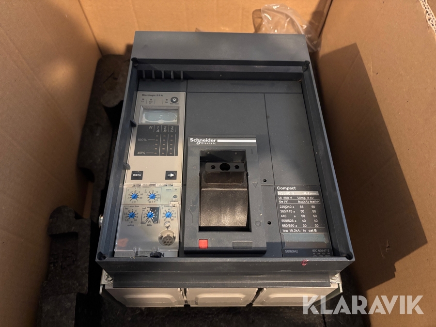 Effektströmbrytare Schneider Electric Compact NS800 N Micrologic 5.0A