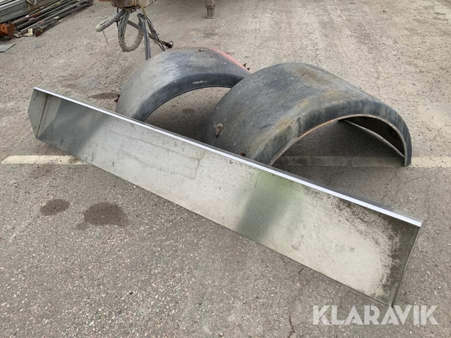 Bakljusramp skärmar verktygslåda till lastbil