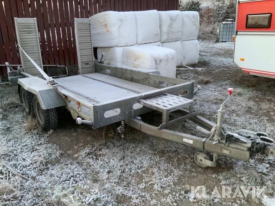 Personbilssläp maskinsläp Indespension 3500 kg